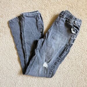 👖 Indigo Bank Kids Gray Distressed Jeans – Size 150 (Youth)